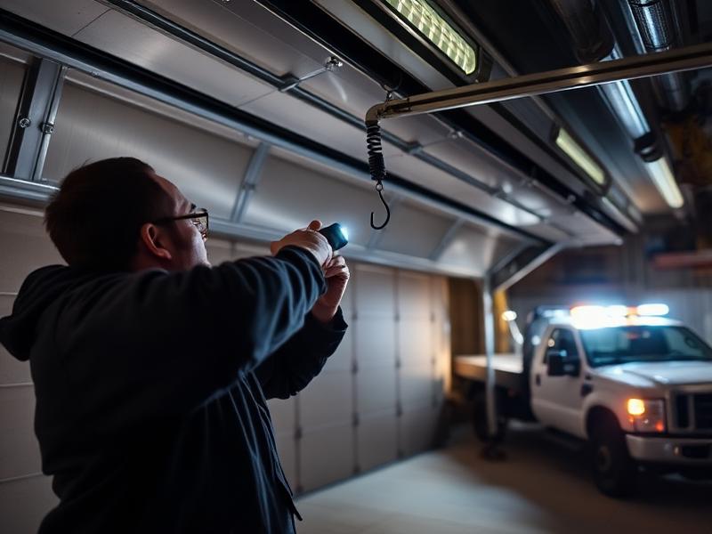 Emergency garage door service